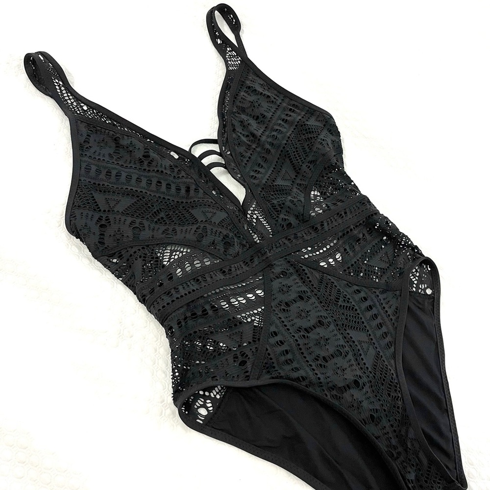 Becca Black One Piece Swim Suit